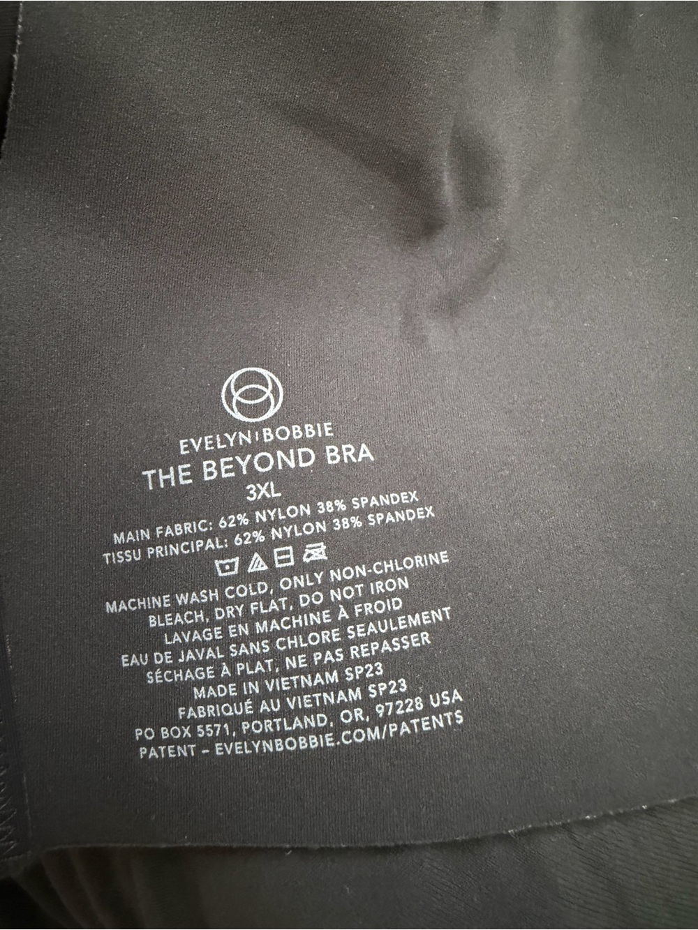 NWT Evelyn & Bobbie The Beyond Bra 3XL - Picture 3 of 3